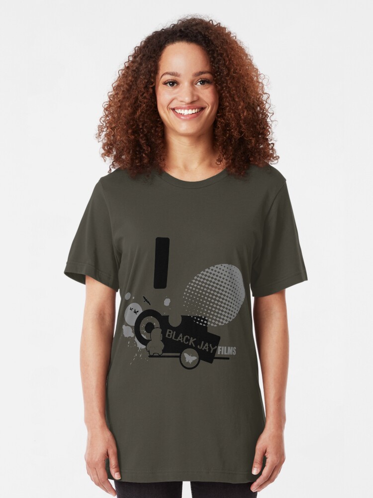Alternate view of Black Jay Films T-shirt 001 Slim Fit T-Shirt