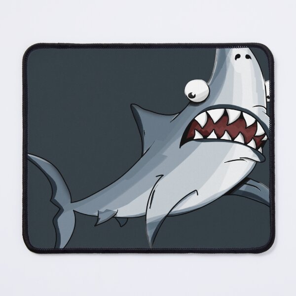 Item preview, Baby blue evil shark designed and sold by QUALITY-ZONE.