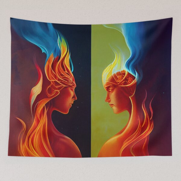 Item preview, 3 - Ethereal Twin Flames designed and sold by StarbuckLight.