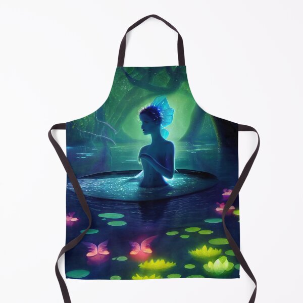 Item preview, Faerie In Lily Pad Pond designed and sold by fairytailsaiart.
