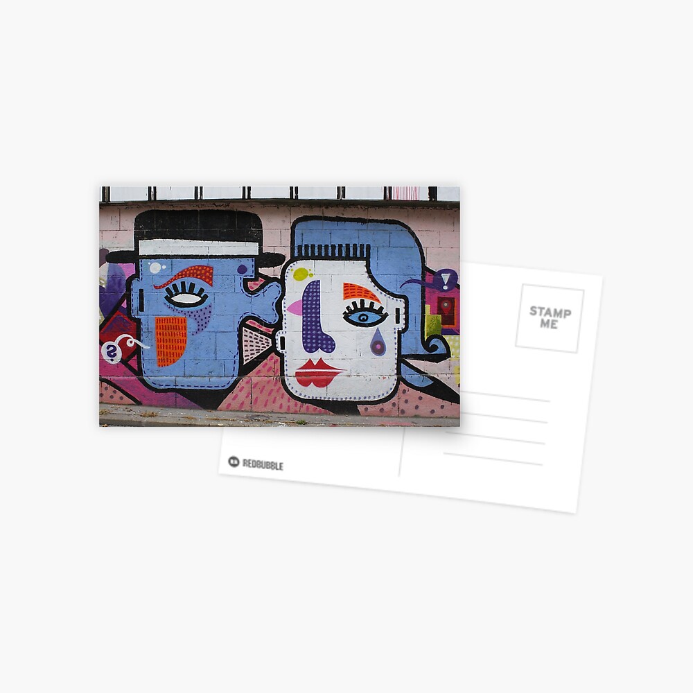 Carte De Vœux Graffiti Pleurer Une Petite Larme De Joie Par Mythos57 Redbubble