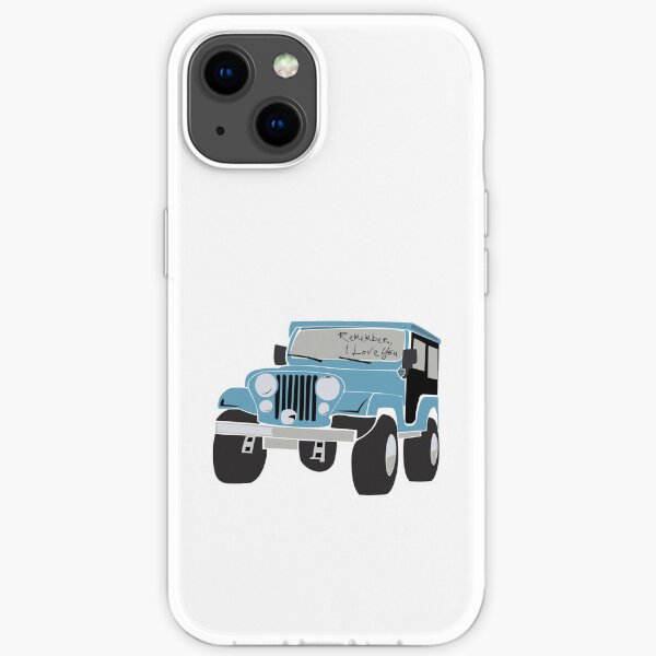 Je t'aime écrit sur le pare-brise. Jeep de Stiles Coque souple iPhone
