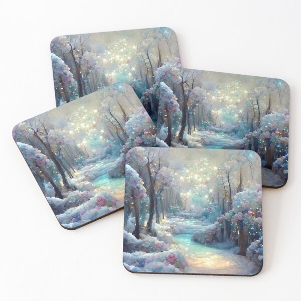 Item preview, Snow Faerie Forest designed and sold by LeahTT.