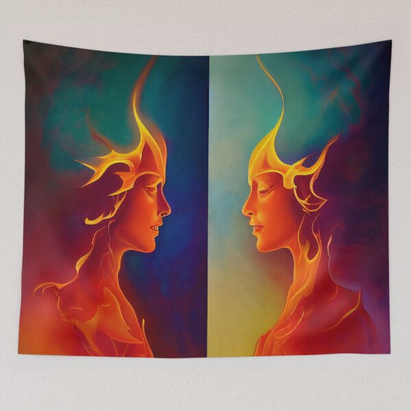 Item preview, 5 - Ethereal Twin Flames designed and sold by StarbuckLight.