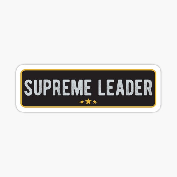 Custom Supreme Lettering Decal / Sticker 10