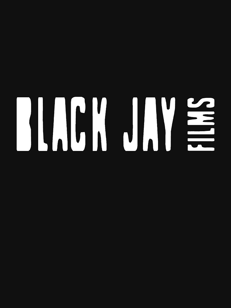 Black Jay Films Logo white T-shirt by BlackJayFilms
