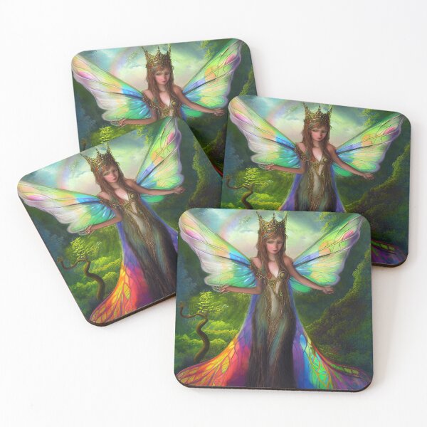 Item preview, Faerie of The Rainbow Realm designed and sold by fairytailsaiart.