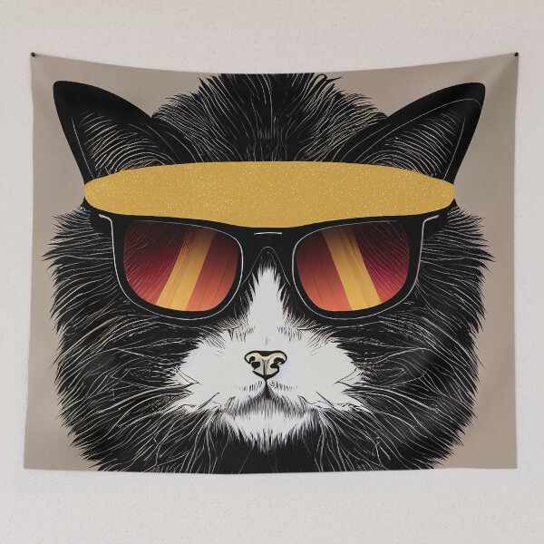 Item preview, Cool cat with sunglasses designed and sold by MAV-Arts.