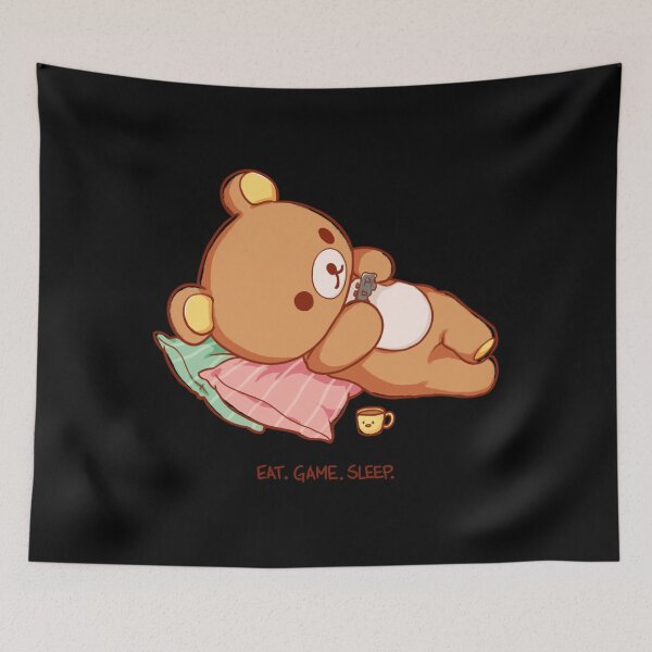 Item preview, Peaceful Bear - Eat Game Sleep designed and sold by liethapirajir.