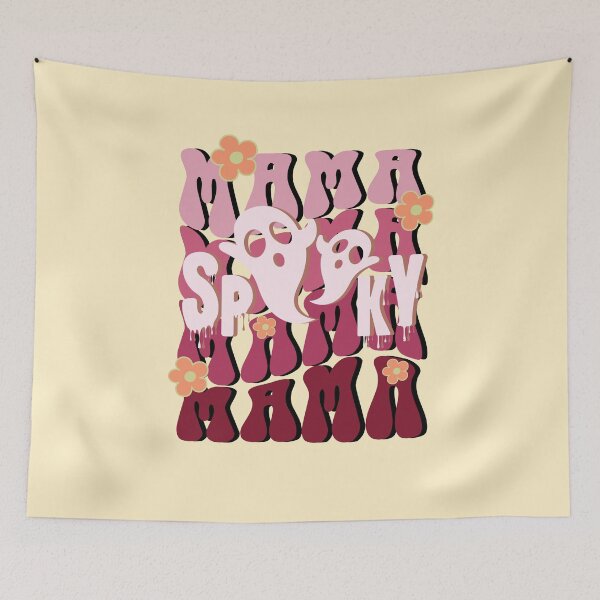 Item preview, spooky mama Halloween retro vintage designed and sold by ArtfulGiftShop.