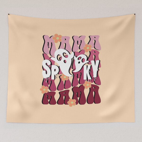 Item preview, spooky mama Halloween retro vintage designed and sold by ArtfulGiftShop.