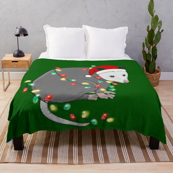 Item preview, ugly christmas santa claus opossum designed and sold by Gossip Rag.