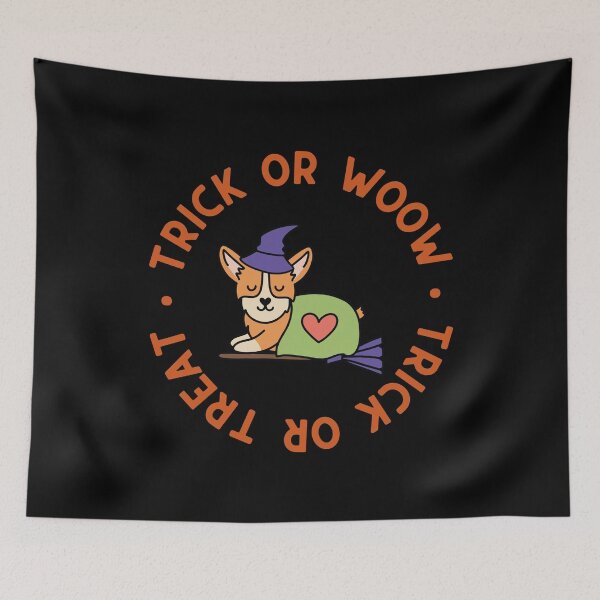 Item preview, Corgi halloween. trick or WOOW designed and sold by T-Look.