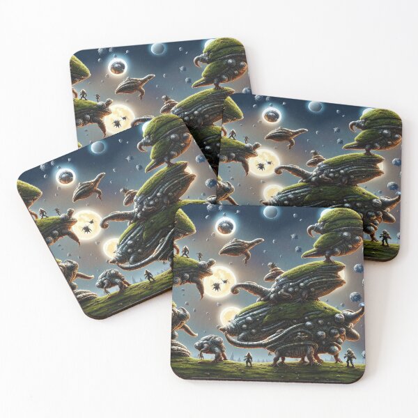 Item preview,  Battlesnail fleet preparing to leave and adorning itself with vegetation  designed and sold by BrachiaST.