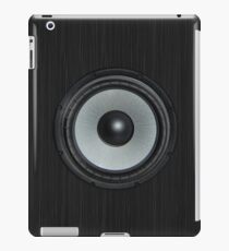 Black Speaker iPad Case/Skin