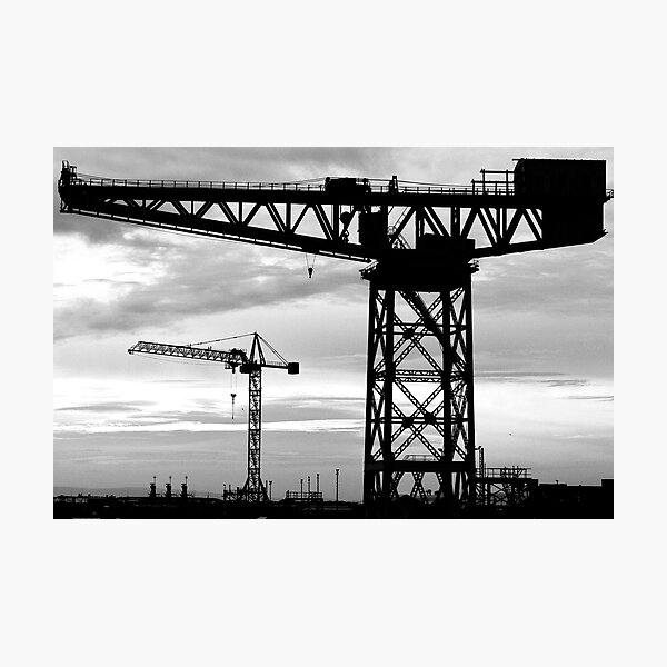 Cranes. Barrow-in-Furness Photographic Print