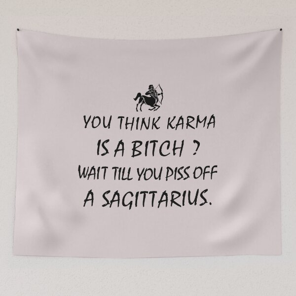 Item preview, Sagittarius Zodiac Karma Bitch, Piss off Funny designed and sold by smily-tees.