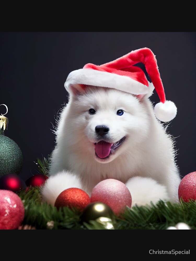 Samoyed christmas clearance ornament