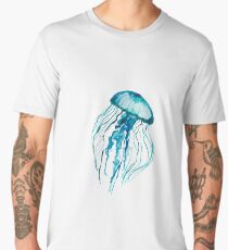 Watercolor Jellyfish Men's Premium T-Shirt