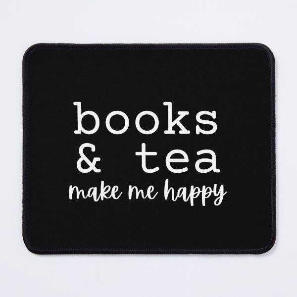 Item preview, books & tea make me happy designed and sold by venomouspixie.