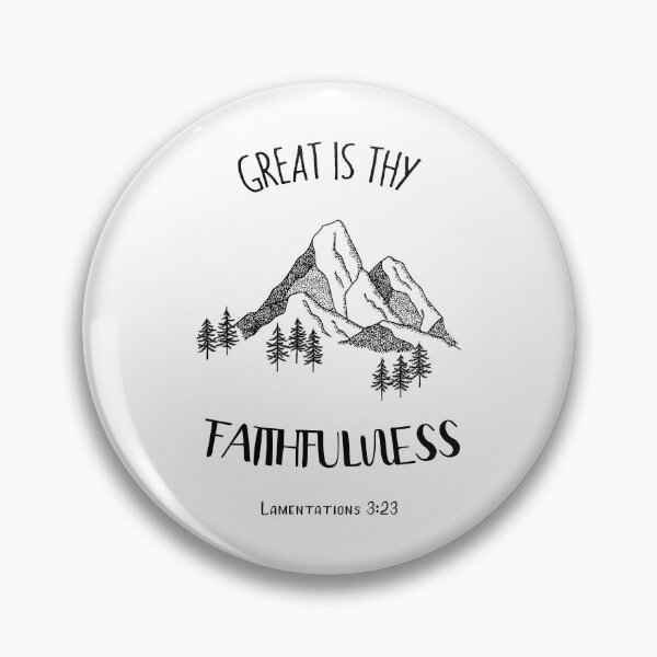 Item preview, Christian Quotes - Bible Verse - Great is Thy Faithfulness designed and sold by MyArt23.