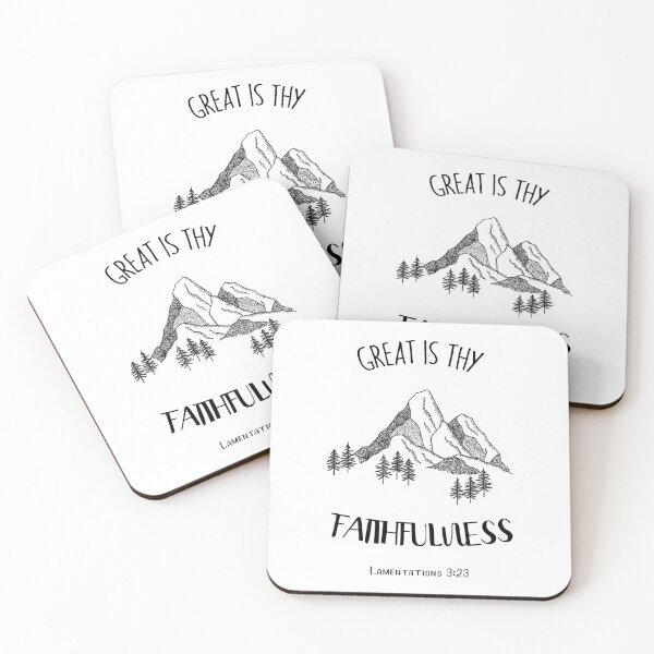Item preview, Christian Quotes - Bible Verse - Great is Thy Faithfulness designed and sold by MyArt23.