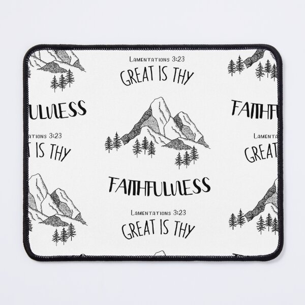 Item preview, Christian Quotes - Bible Verse - Great is Thy Faithfulness designed and sold by MyArt23.