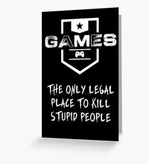 Spiele Grußkarte