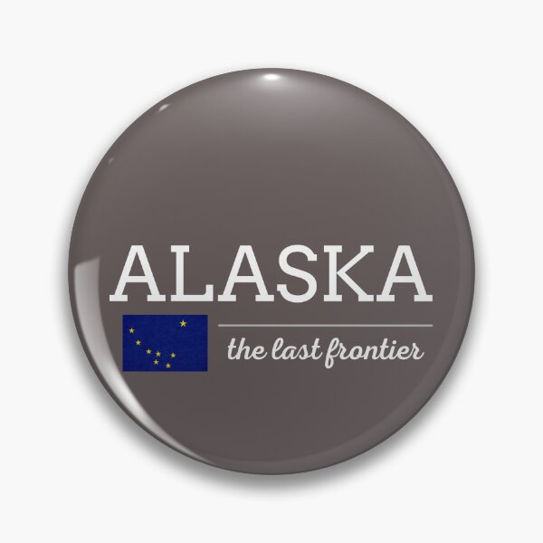 Item preview, ALASKA State with Flag designed and sold by philevera.