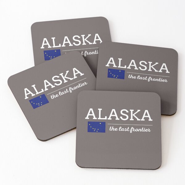 Item preview, ALASKA State with Flag designed and sold by philevera.