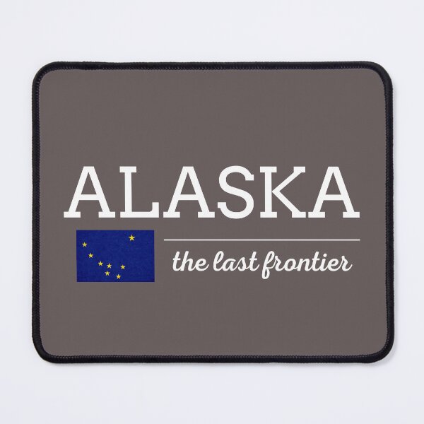Item preview, ALASKA State with Flag designed and sold by philevera.
