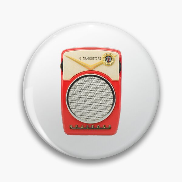 Artikelvorschau, Vintage kleines rotes Realtone Taschen-Transistorradio entworfen und verkauft von vintage-designs.