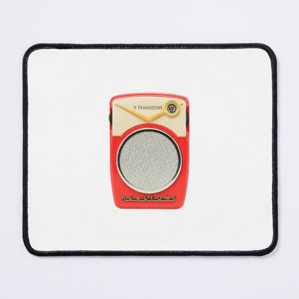 Item preview, Vintage Tiny Red Realtone Pocket Transistor Radio designed and sold by vintage-designs.