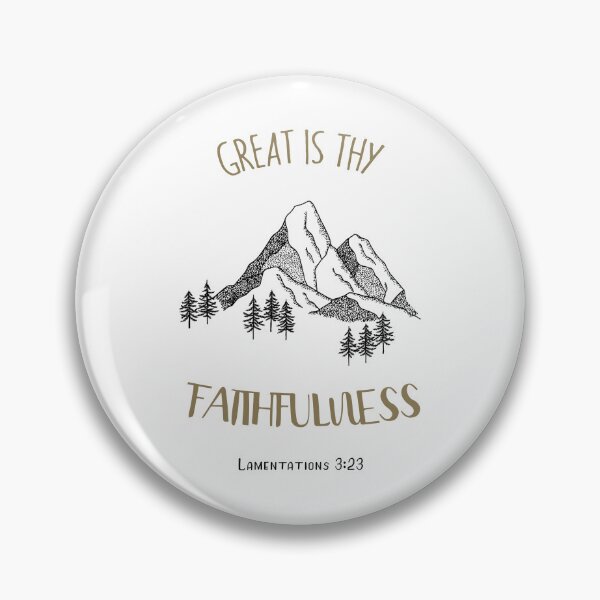 Item preview, Christian Quotes - Bible Verse - Great is Thy Faithfulness designed and sold by MyArt23.