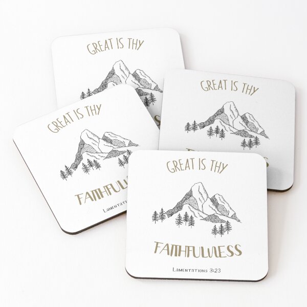 Item preview, Christian Quotes - Bible Verse - Great is Thy Faithfulness designed and sold by MyArt23.