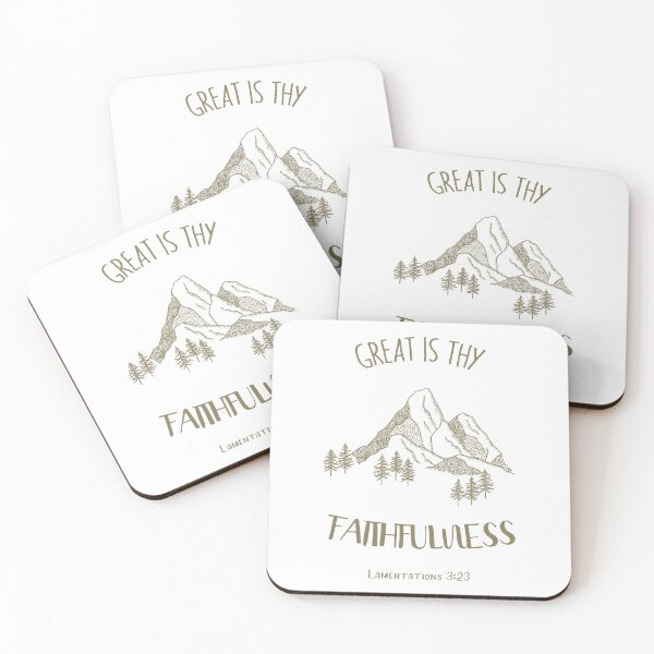 Item preview, Christian Quotes - Bible Verse - Great is Thy Faithfulness designed and sold by MyArt23.