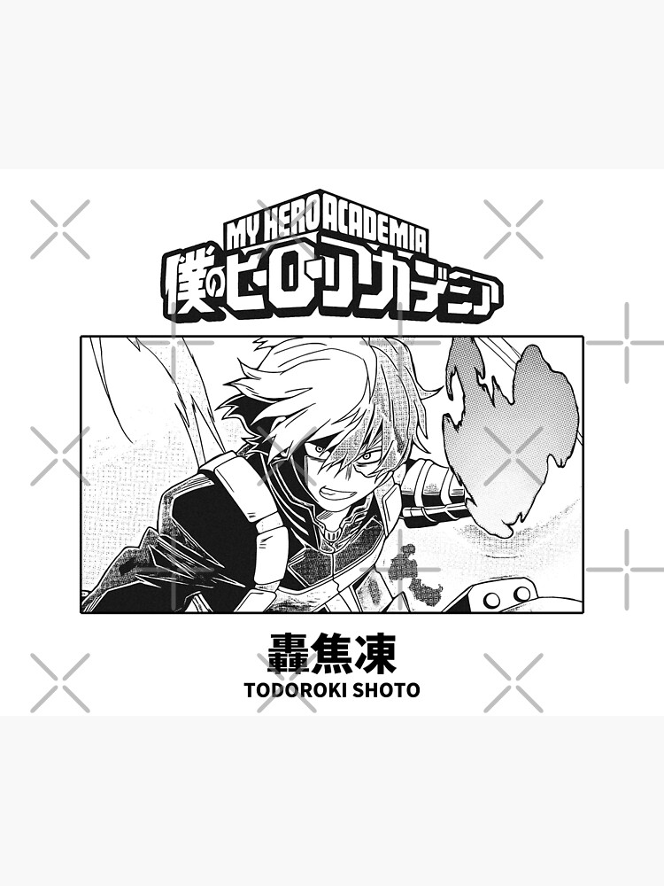 Todoroki Shoto My Hero Academia Poster For Sale By Kmsbyzet Redbubble 5901