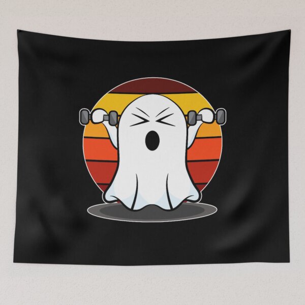 Item preview, Halloween gift ghost fitness bodybuilding workout designed and sold by tauaniciskef.