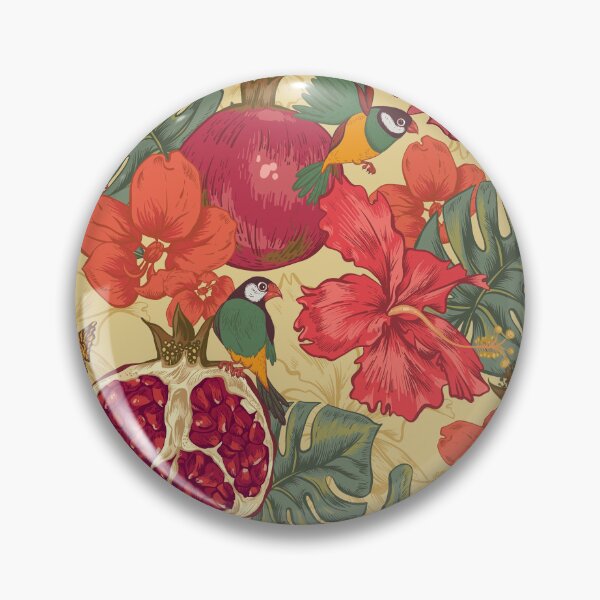 Artikelvorschau, Granatapfel Blumenmuster entworfen und verkauft von Myl-Design.