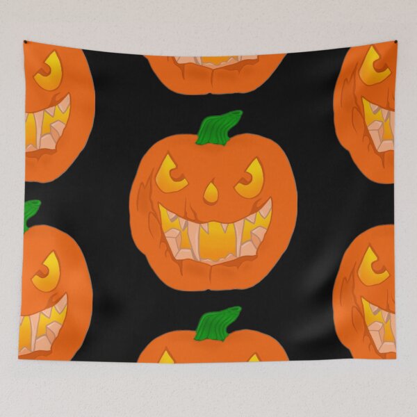 Item preview, Cute scary pumpkin face  designed and sold by Artistkhg.