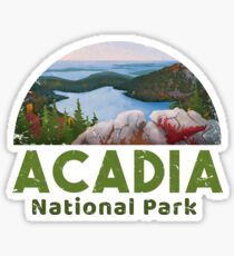 Acadia National Park T shirt Camp Hike Canoe Sticker