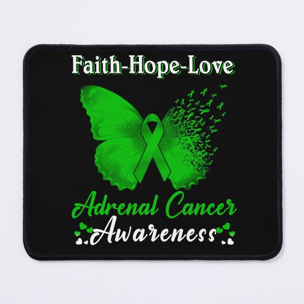 Item preview, Faith Hope Love Butterfly Adrenal Cancer Awareness designed and sold by Gillosina.