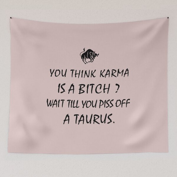 Item preview, Taurus Zodiac Karma Bitch, Piss off Funny designed and sold by smily-tees.