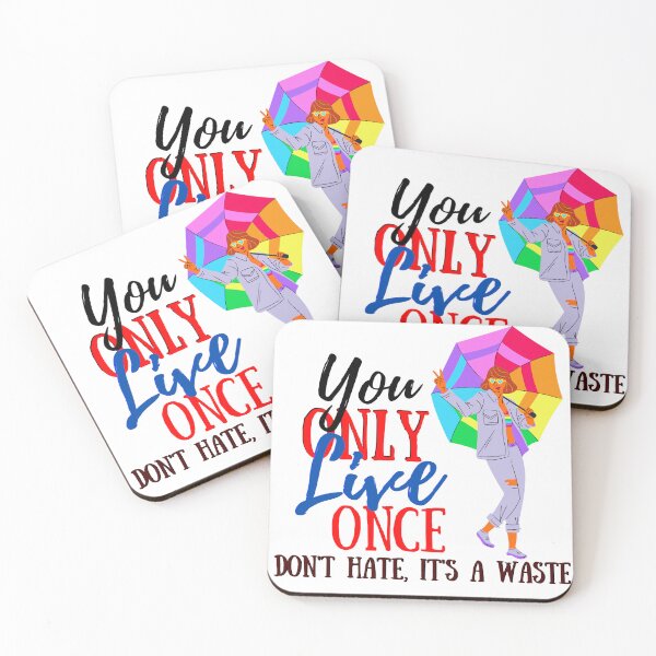 Item preview, You Only Live Once - Don't hate, it's a waste YOLO Iifestyle designed and sold by Fanatic Nerd.