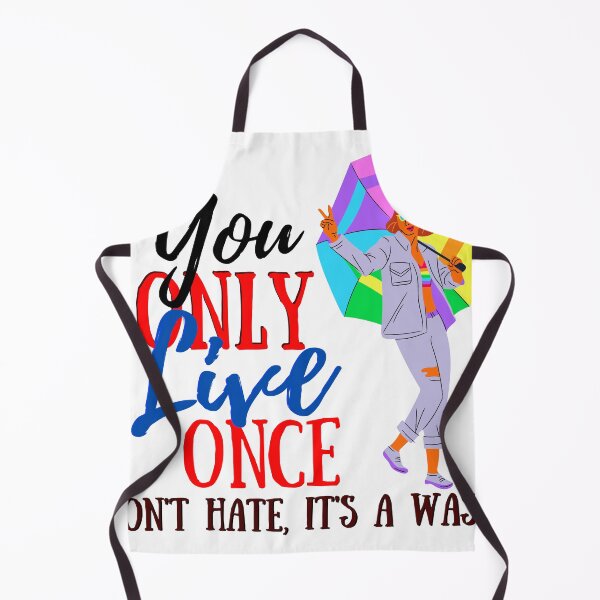 Item preview, You Only Live Once - Don't hate, it's a waste YOLO Iifestyle designed and sold by Fanatic Nerd.