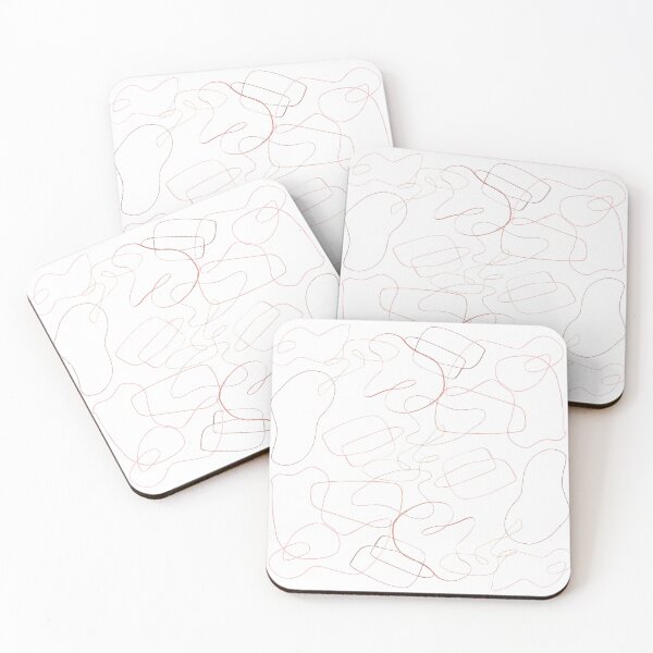 Item preview, aesthetic abstract brown lines designed and sold by xingqueen.