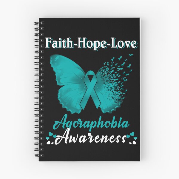 Item preview, Faith Hope Love Butterfly Agoraphobia Awareness designed and sold by Gillosina.