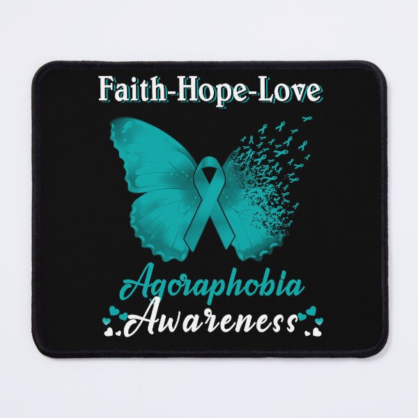 Item preview, Faith Hope Love Butterfly Agoraphobia Awareness designed and sold by Gillosina.