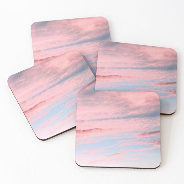 Item preview, Pastel pink clouds and blue sky on Friday evening  designed and sold by Durgaa D.