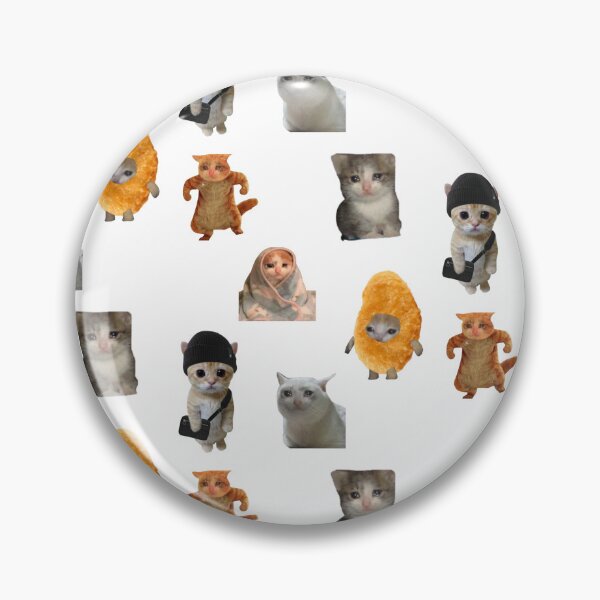 Item preview, Crying Cat Pack, Pack of 6 Meme Crying Cat , for cat lovers, meme lovers designed and sold by Stevenobinsun.